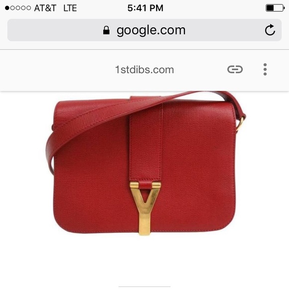 Gently used red YSL cross body bag. - Picture 2 of 4